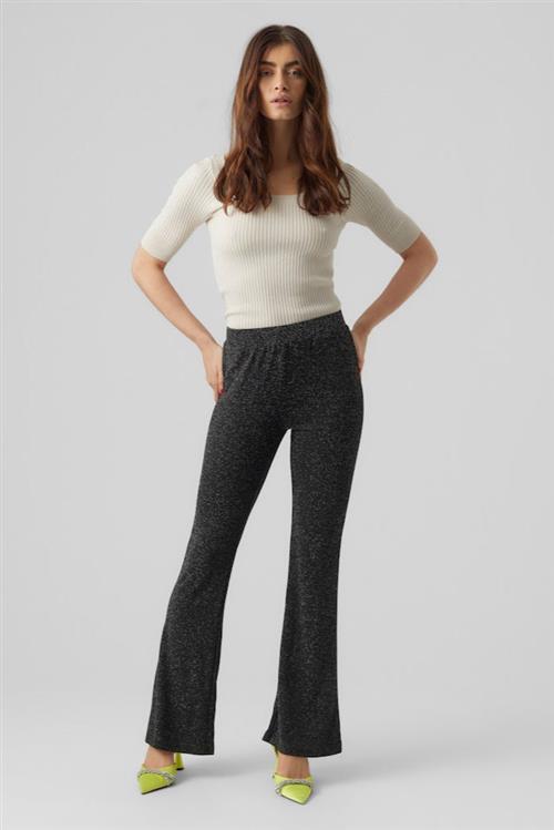 Kanva Flare Bukser - Silver Lurex - XL - Vero Moda
