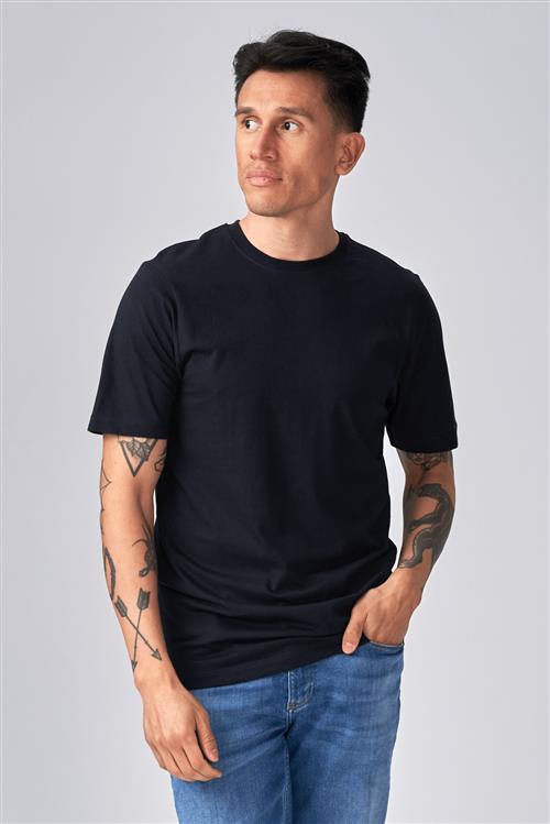 Basic T-shirt - Dark Navy - Herre - M - TeeShoppen