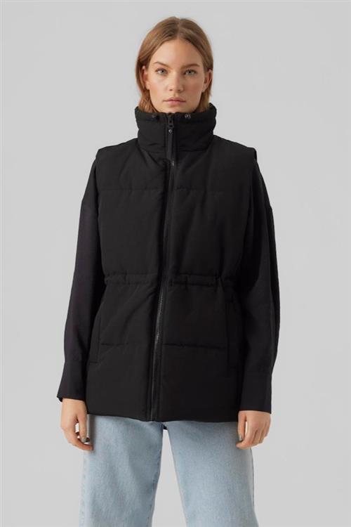 Bless Fiona Waistcoat - Sort - L - Vero Moda