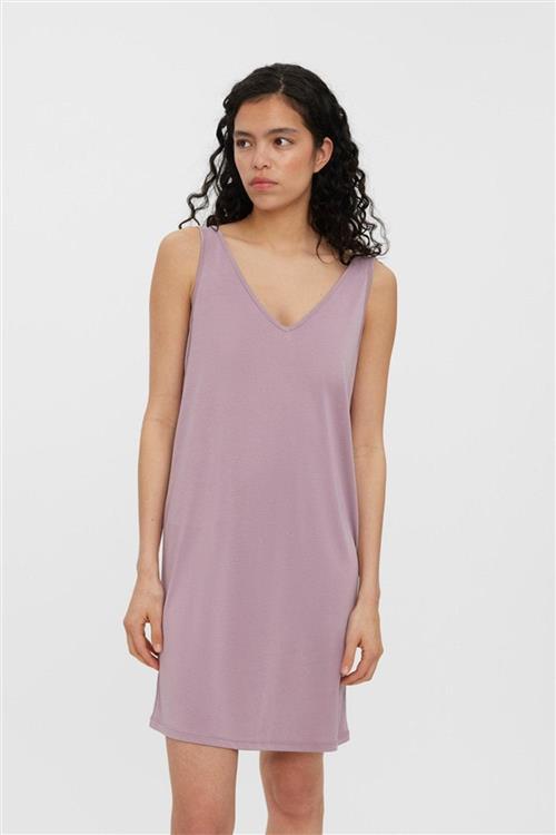 Filli V-Neck Kjole - Elderberry - Herre - M - Vero Moda