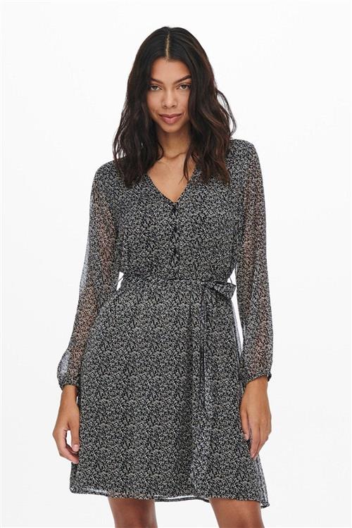 Cera Kort Kjole - Sort - M - ONLY