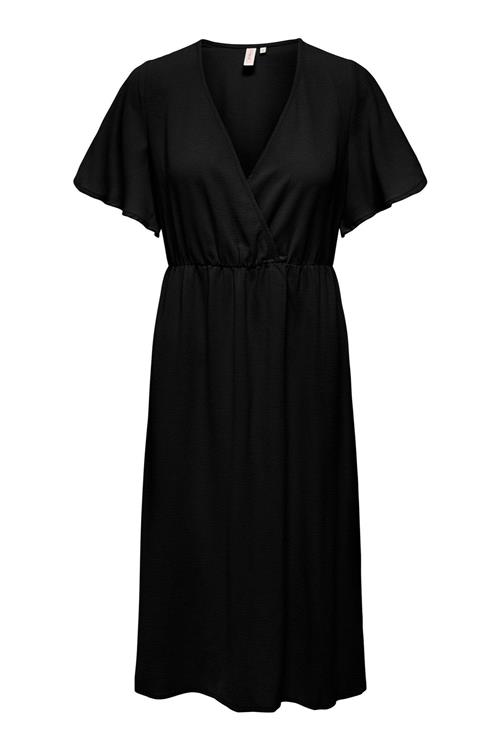 Mette Wrap Maxi Kjole - Sort - M - ONLY