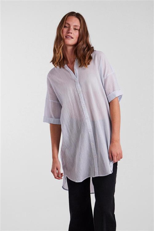 Terrra Lang Skjorte - Kentucky Blue - L - PIECES