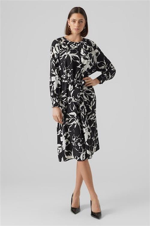 Polliana Maxi Kjole - Flower Black - S - Vero Moda