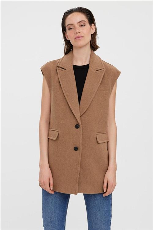 Edna Waistcoat - Tigers Eye - S - Vero Moda