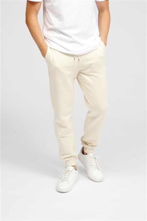 Basic Sweatpants - Lys Beige - Herre - 2XL - TeeShoppen