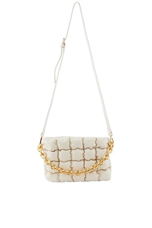 Nicoline Skuldertaske - Antique White - One Size - PIECES