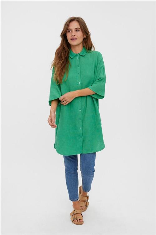 Natali 3/4 overshirt - Holly Green - XL - Vero Moda