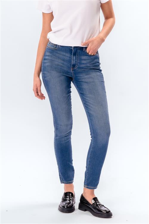 Originale Performance Skinny Jeans - Light Blue Denim - Dame - XS/34 - TeeShoppen