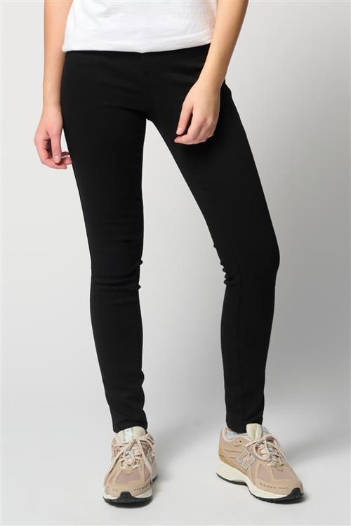Originale Performance Skinny Jeans - Black Denim - Dame - XL/34 - TeeShoppen