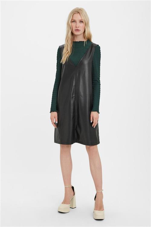 Bella Coated Kjole - Sort - XS - Vero Moda