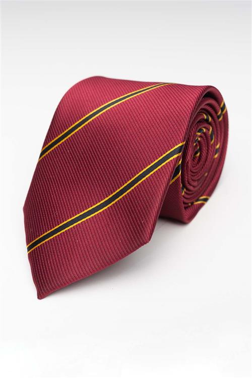 Slips - Bordeaux - Gul/Sort Stribet - One Size - TeeShoppen