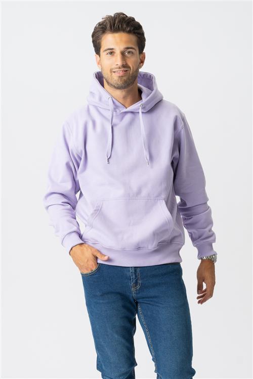 Basic hoodie - Lavendel - Herre - XS - TeeShoppen