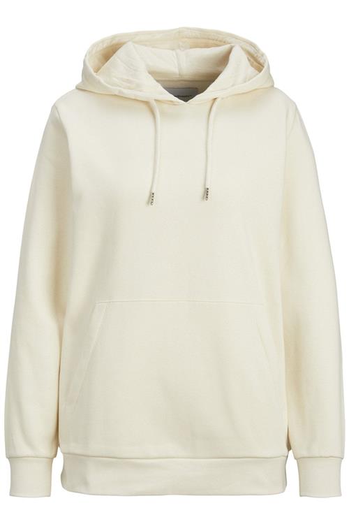 Basic Hoodie Sweat - Lys Beige - Dame - S - TeeShoppen