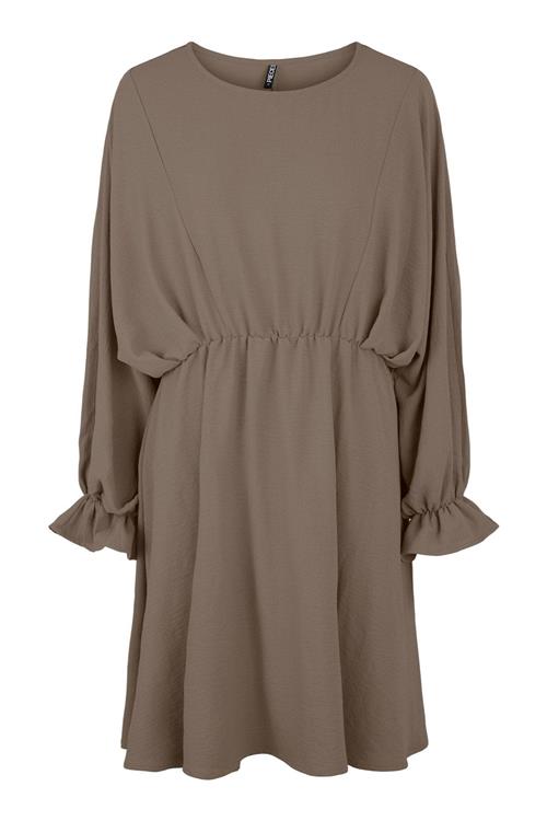 Flore Long Sleeve Kjole - Brun - Dame - M - PIECES