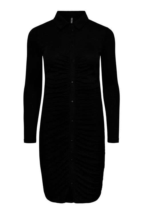 Norma Long Sleeve Dress - Sort - Dame - L - PIECES