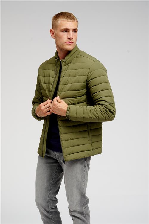 Basic Let Pufferjakke - Olive Night - Herre - L - TeeShoppen