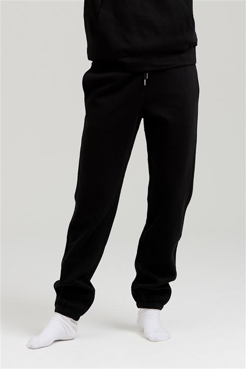 Basic Sweatpants - Sort - Dame - L - TeeShoppen