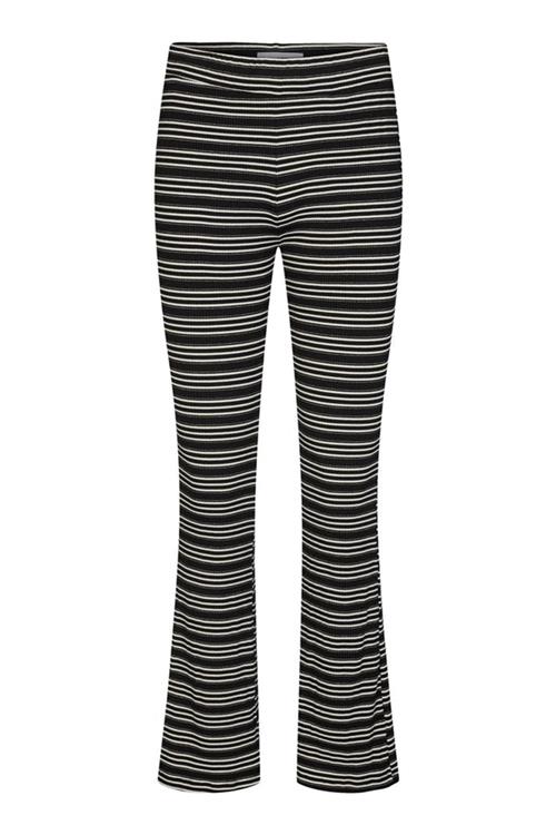 Natalia Flair Pants - Sort Guld Lurex - Dame - XS - Liberté