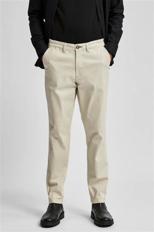 Miles Flex chino pant - Moonstruck (økologisk bomuld) - Herre - 34/30 - Selected Homme
