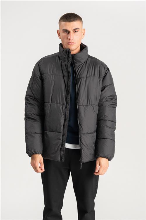 Puffer Jakke - Sort - Herre - L - TeeShoppen