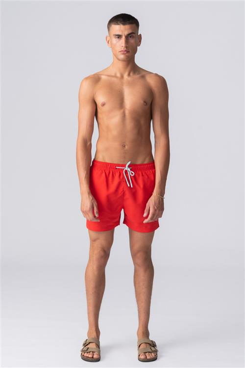 Badeshorts - Rød - XL - TeeShoppen
