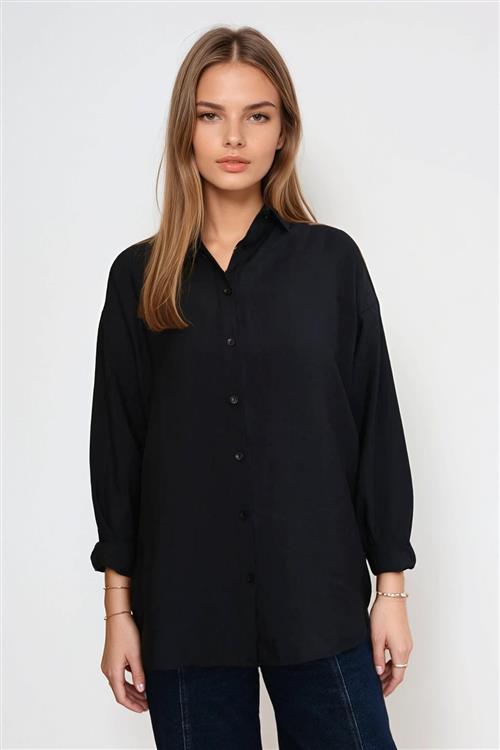 Mia Skjorte - Sort - 2XL - TeeShoppen