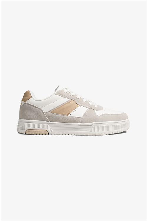Classic Sneaker - White/Beige - 41 - TeeShoppen