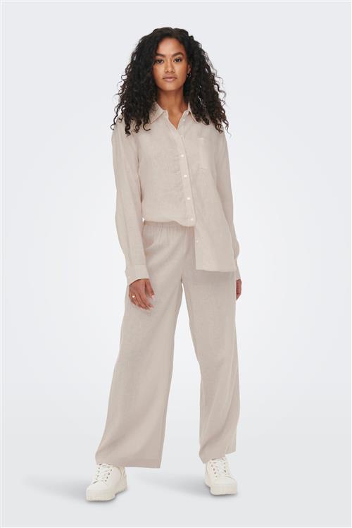 Tokyo Linen Pants - Moonbeam - M/32 - ONLY