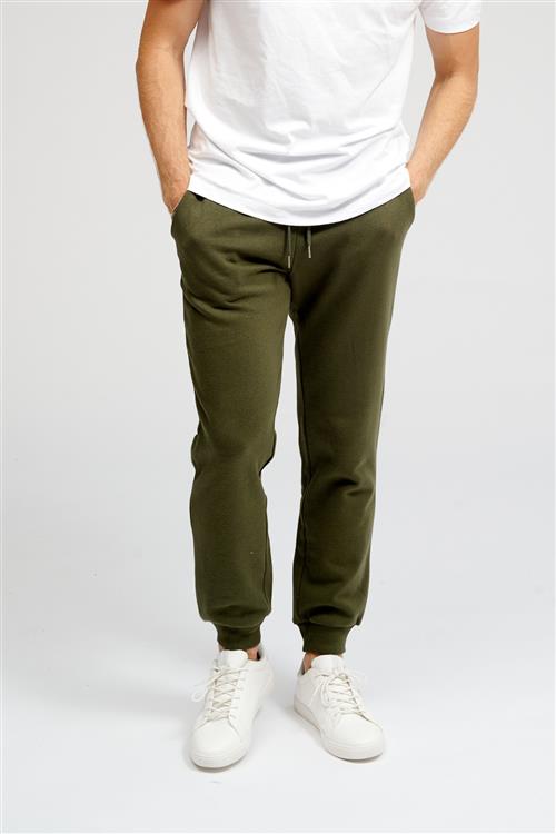 Basic Sweatpants - Mørkegrøn - Herre - XS - TeeShoppen