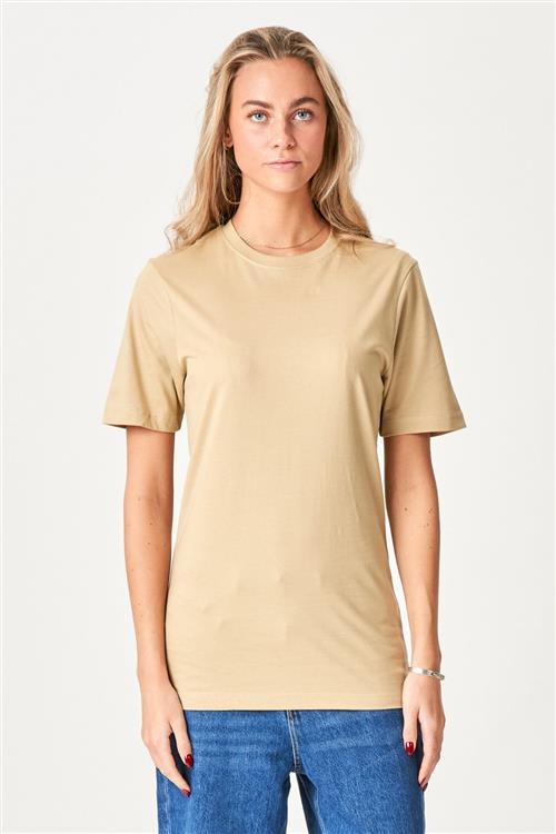 Boyfriend Tee - Sand - Dame - XL - TeeShoppen