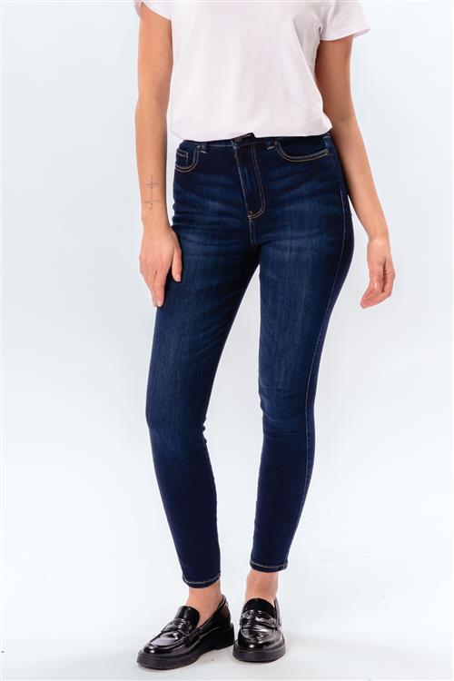 Originale Performance Skinny Jeans - Dark Blue Denim - Dame - S/32 - TeeShoppen