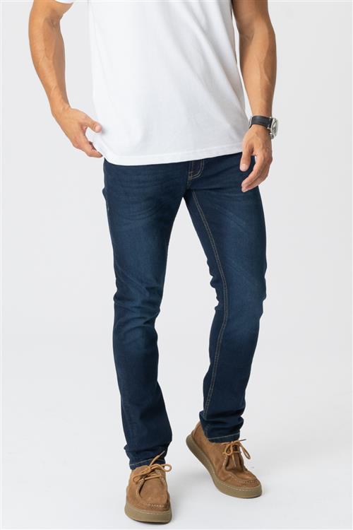 Originale Performance Jeans (Slim) - Dark Blue Denim - Slim fit - Herre - 38/32 - TeeShoppen