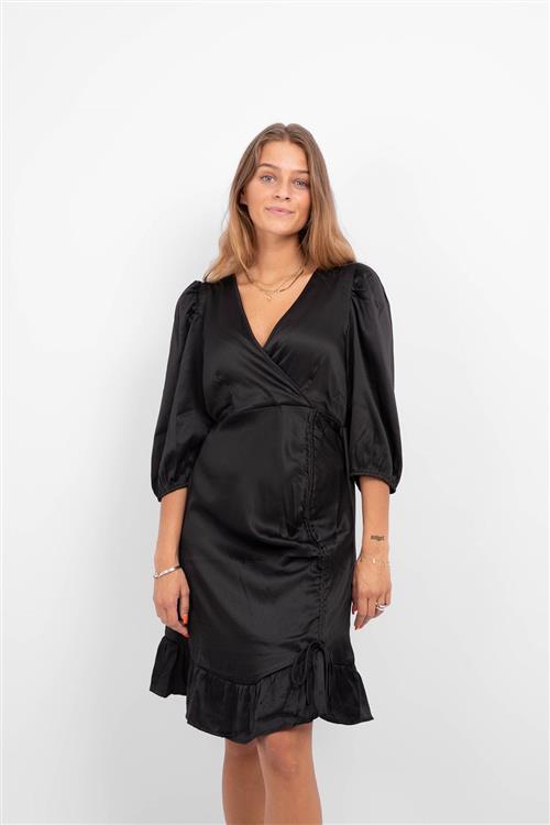 Essi 3/4 Kort Kjole - Sort - XS - Vero Moda