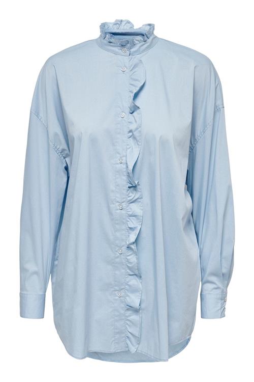Sofia Frill Bluse - Airy blue - M - ONLY