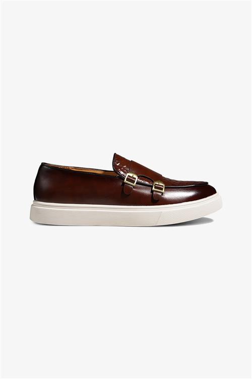 Loafers med spænde - Brun - 41 - TeeShoppen