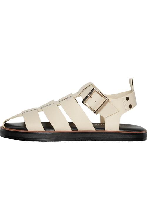 Gitta Læder Sandal - Oatmeal - Dame - 37 - Vero Moda