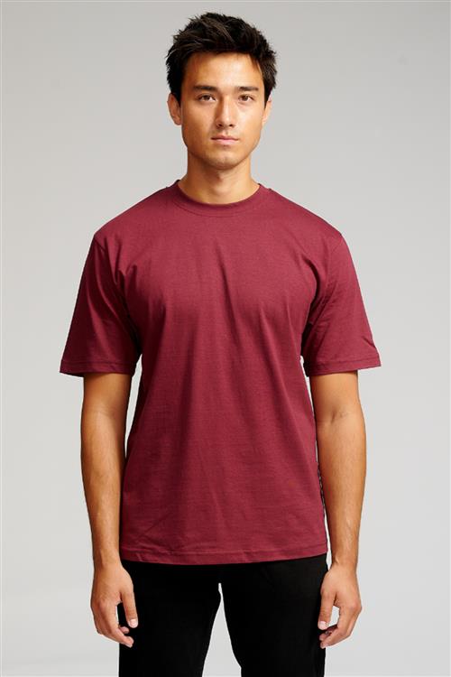 Oversized T-shirt - Bordeaux - Herre - S - TeeShoppen