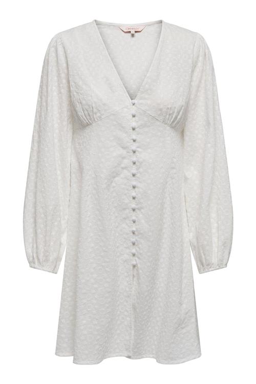 Freya V-Neck Kjole - Cloud Dancer - XL - ONLY