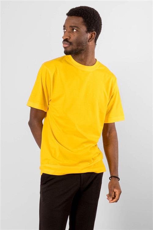 Oversized T-shirt - Gul - Herre - L - TeeShoppen