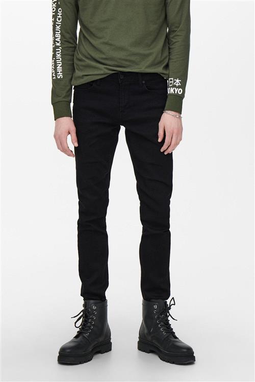 Loom Slim Jog Pants - Sort - Herre - 31/34 - Only & Sons