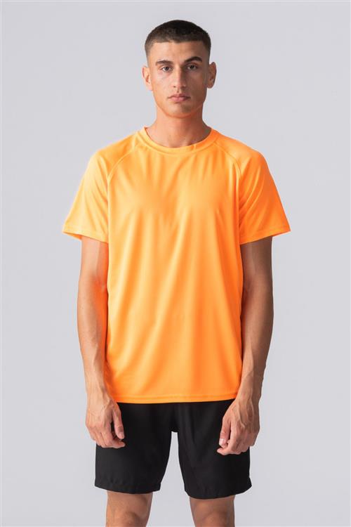 Trænings T-shirt - Orange - Herre - XS - TeeShoppen