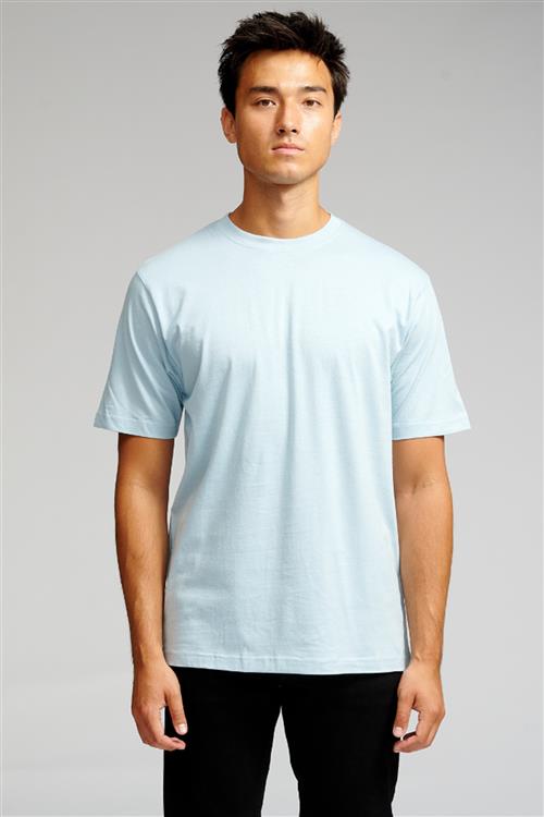 Oversized T-shirt - Sky Blå - Herre - 3XL - TeeShoppen
