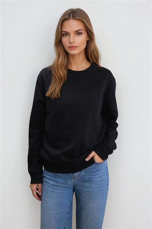 Essentiel Crewneck - Sort - 2XL - TeeShoppen