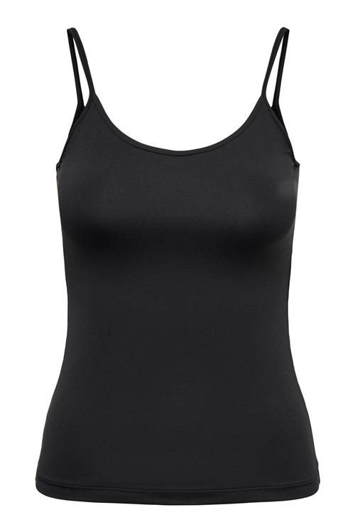 Ea Singlet Top - Sort - L - ONLY