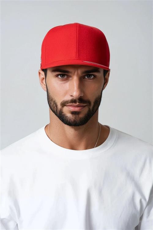 Classic Snapback - Red - One Size - TeeShoppen