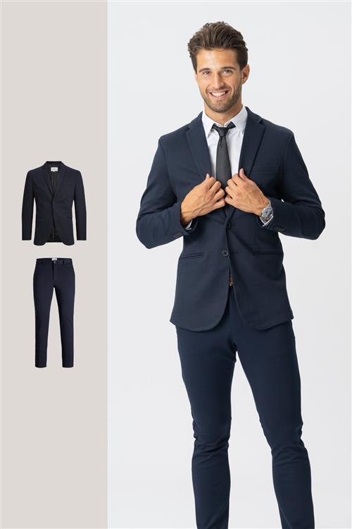 Det Originale Performance Jakkesæt (Navy) - Pakketilbud - Herre - Default Title - TeeShoppen