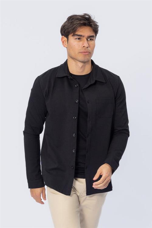 Performance Overshirt - Sort - 2XL - TeeShoppen