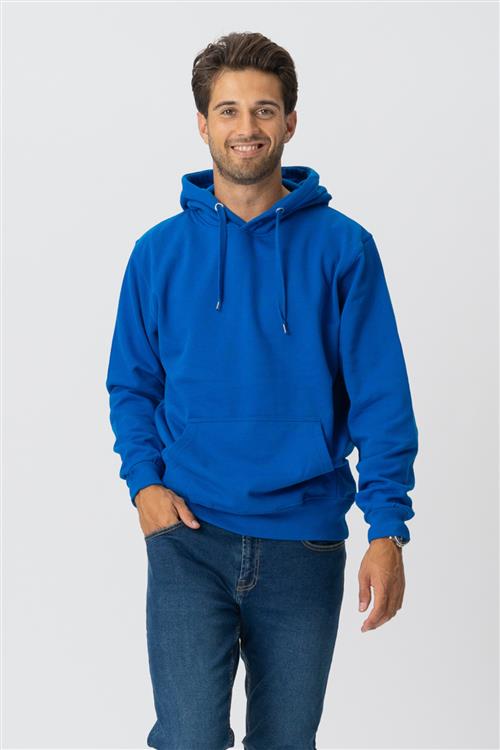 Basic Hoodie - Swedish Blue - Herre - L - TeeShoppen