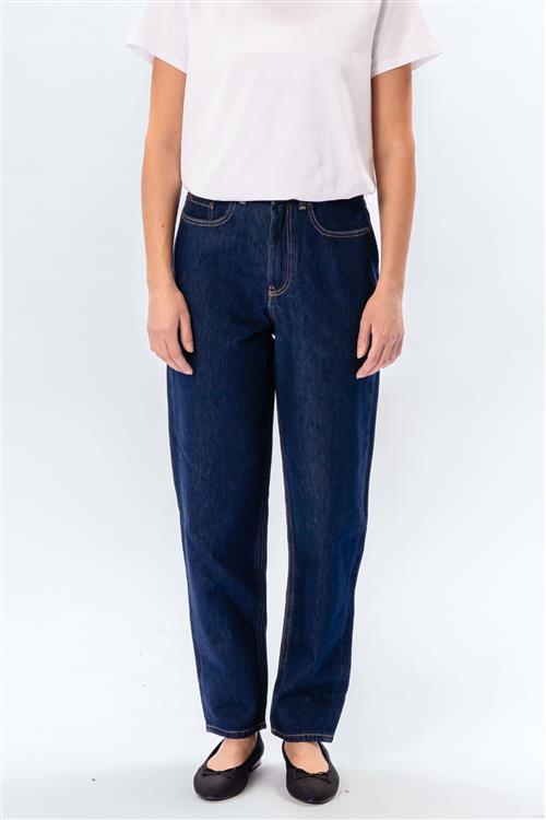 Se Originale Performance Mom Jeans - Dark Blue Denim - Dame - 30/30 - TeeShoppen ved Teeshoppen